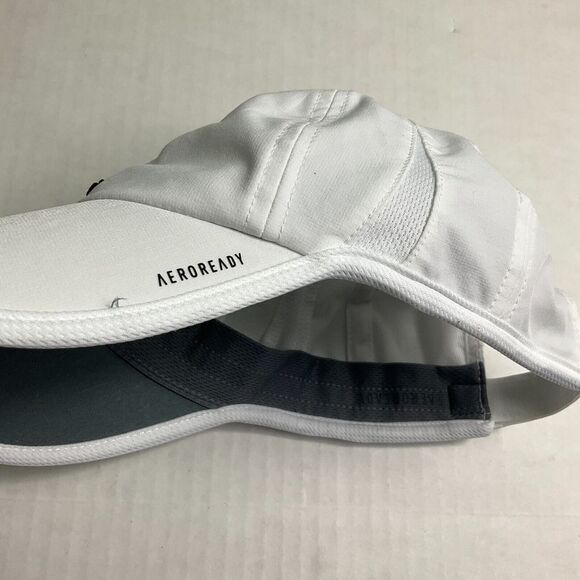 Adidas Unisex Adjustable Baseball Cap White Trefoil Logo Casual Golf Hat OS - Picture 3 of 7